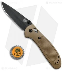 Benchmade Griptilian AXIS Lock Knife Sand (3.45" Black) 551BKSN-154CM -Benchmade Sales Store Benchmade Griptilian AXIS Sand Black 551BKSN S30V BHQ 6224 jr bottlecap 1