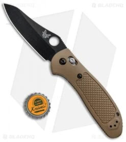 Benchmade Griptilian 550BKSN Knife - Sand | Black S30V -Benchmade Sales Store Benchmade Griptilian Axis Lock Sand Black 550BKSN BHQ 92482 jr bottlecap