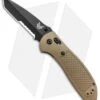 Benchmade Griptilian Tanto Knife Sand (3.45" Black Serr) 553SBKSN-154CM