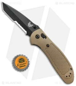 Benchmade Griptilian Tanto Knife Sand (3.45" Black Serr) 553SBKSN-154CM -Benchmade Sales Store Benchmade Griptilian Tanto AXIS Lock Sand Black Serr 553SBKSN S30V BHQ 0673 jr bottlecap 1