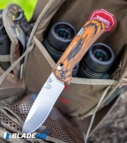 Benchmade Grizzly Creek Axis Lock Knife Orange/Black G10 (3.5" Satin) 15060-1801 -Benchmade Sales Store Benchmade Grizzly Creek Axis Lock Knife Orange Black G10 Satin 15060 1801 BHQ 88091 kp binos web