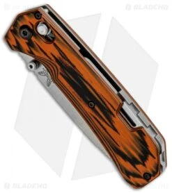 Benchmade Grizzly Creek Axis Lock Knife Orange/Black G10 (3.5" Satin) 15060-1801 -Benchmade Sales Store Benchmade Grizzly Creek Axis Lock Orange Black G 10 Satin 15060 1801 BHQ 88091 jr spine