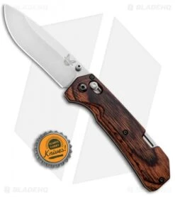 Benchmade Grizzly Creek Folder AXIS Lock Knife W/ Hook (3.5" Satin) 15060-2 8 Benchmade Grizzly Creek Folder AXIS Lock Knife W/ Hook (3.5" Satin) 15060-2 -Benchmade Sales Store Benchmade Grizzly Creek Folder Wood AXIS Lock Gut Hook 15060 2 BHQ 21346 jr bottlecap