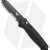 Benchmade Mediator Automatic Knife Black G-10 (3.3" Black Serr) 8551SBK