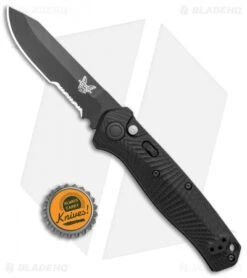 Benchmade Mediator Automatic Knife Black G-10 (3.3" Black Serr) 8551SBK -Benchmade Sales Store Benchmade Mediator Auto Black G 10 Black Serr 8551SBK BHQ 104906 jr bottlecap