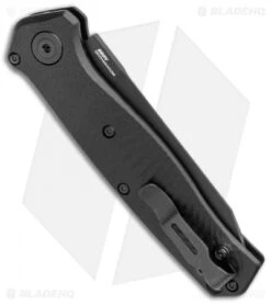 Benchmade Mediator Automatic Knife Black G-10 (3.3" Black Serr) 8551SBK -Benchmade Sales Store Benchmade Mediator Auto Black G 10 Black Serr 8551SBK BHQ 104906 jr side