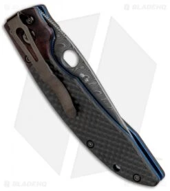 Benchmade Mini-AFCK Gold Class Knife 812-101 (3.19" Damascus) #03 -Benchmade Sales Store Benchmade Mini AFCK Gold class 812 101 Damascus 3 BHQ 8291 jr side