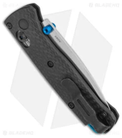 Benchmade Mini Bugout AXIS Lock Knife Carbon Fiber (2.8" Satin S90V) 533-3 -Benchmade Sales Store Benchmade Mini Bugout AXIS Lock CF Satin BHQ 137281 jr side