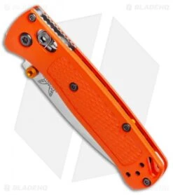 Benchmade Mini Bugout AXIS Lock Knife Orange (2.875" Satin) 533 -Benchmade Sales Store Benchmade Mini Bugout AXIS Lock Knife Orange 2.82 Satin 533 BHQ 104888 LS Spine
