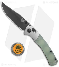 Benchmade Mini Crooked River Limited Edition Knife Jade G-10 (3.25" Black M4) -Benchmade Sales Store Benchmade Mini Crooked River Limited Edition AXIS Jade G 10 Black BHQ 175592 jr bottlecap