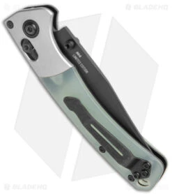 Benchmade Mini Crooked River Limited Edition Knife Jade G-10 (3.25" Black M4) -Benchmade Sales Store Benchmade Mini Crooked River Limited Edition AXIS Jade G 10 Black BHQ 175592 jr side