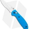 Benchmade Mini Griptilian AXIS Lock Knife Blue (2.91" Satin Serr) 556S-BLU
