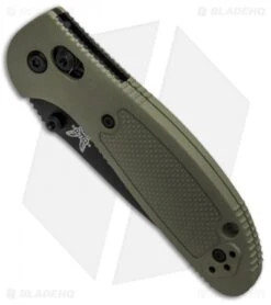 Benchmade Mini Griptilian AXIS Lock Knife Olive Drab (2.91" Black) 556BKOD-154CM 4 Benchmade Mini Griptilian AXIS Lock Knife Olive Drab (2.91" Black) 556BKOD-154CM -Benchmade Sales Store Benchmade Mini Griptilian AXIS Lock Olive Drab Black 556BKOD S30V BHQ 6217 jr spine