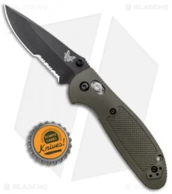 Benchmade Mini Griptilian AXIS Lock Knife OD Green (2.91" Black Serr) S30V 7 Benchmade Mini Griptilian AXIS Lock Knife OD Green (2.91" Black Serr) S30V -Benchmade Sales Store Benchmade Mini Griptilian AXIS Lock Olive Drab Black Serr 556SBKOD S30V BHQ 2496 jr bottlecap