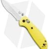 Benchmade Mini Griptilian AXIS Lock Knife Yellow (2.91" Satin Serr) 556S-YEL