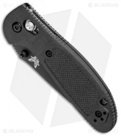 Benchmade Mini Griptilian AXIS Lock Knife Black (2.91" Black) D2 -Benchmade Sales Store Benchmade Mini Griptilian Manual Axis Lock D2 Black Black 556BKD2 BHQ 98823 jr spine