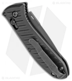 Benchmade 5750BK Mini Presidio II Automatic Knife (3.2" Black) -Benchmade Sales Store Benchmade Mini Presidio II Auto Black 5750BK BHQ 108953 jr side