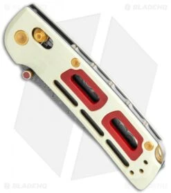 Benchmade Nakamura Limited Edition Saibu AXIS Lock Knife Ivory/Crimson G-10 -Benchmade Sales Store Benchmade Nakamura Saibu AXIS Lock Ivory Grimson G 10 486 201 BHQ 118495 jr spine