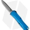 Benchmade Om D/A OTF Automatic Knife Blue Alum. (2.5" Gray) 4850-1