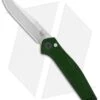Benchmade Osborne 9400 Automatic Knife Green Aluminum (3.4" Satin)