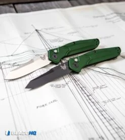 Benchmade Osborne 9400 Automatic Knife Green Aluminum (3.4" Satin) -Benchmade Sales Store Benchmade Osborne 9400 Automatic Knife Green Aluminum Black BHQ 113245 kp plan web