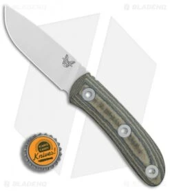 Benchmade Pardue Hunter Fixed Blade Knife OD Green Micarta (3.5" Satin) 15400 8 Benchmade Pardue Hunter Fixed Blade Knife OD Green Micarta (3.5" Satin) 15400 -Benchmade Sales Store Benchmade Pardue Hunter OD Green Micarta Satin BHQ 78768 er bottlecap
