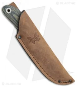 Benchmade Pardue Hunter Fixed Blade Knife OD Green Micarta (3.5" Satin) 15400 7 Benchmade Pardue Hunter Fixed Blade Knife OD Green Micarta (3.5" Satin) 15400 -Benchmade Sales Store Benchmade Pardue Hunter OD Green Micarta Satin BHQ 78768 er sheath