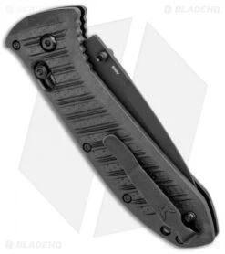 Benchmade Presidio II AXIS Lock Knife Black CF-Elite (3.72" Black Serr) 570SBK-1 -Benchmade Sales Store Benchmade Preidio II AXIS Lock Black CF Elite Black Serr 570SBK 1 BHQ 104899 jr side