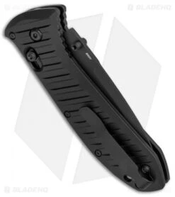 Benchmade 570SBK Presidio II AXIS Lock Folding Knife (3.7" Black Serr) -Benchmade Sales Store Benchmade Presidio II AXIS Black Serr 570SBK BHQ 51611 jr side