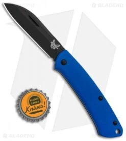 Benchmade Proper Slip Joint Knife Blue G-10 (2.8" Black) 319DLC-1801 7 Benchmade Proper Slip Joint Knife Blue G-10 (2.8" Black) 319DLC-1801 -Benchmade Sales Store Benchmade Proper SJ Blue G 10 Black 319DLC 1801 BHQ 83445 jr bottlecap