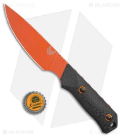 Benchmade Raghorn Hunting Fixed Blade Knife Carbon Fiber (4" Orange) 15600OR -Benchmade Sales Store Benchmade Raghorn Hunting Fixed Blade CF Orange BHQ 137229 jr bottlecap