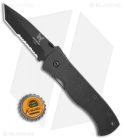 Rare Benchmade 970SBT Emerson CQC7 Liner Lock Knife (3.25" Black Serr) -Benchmade Sales Store Benchmade Rare Emerson CQC7 LL Black Serr 970SBT BHQ 35740 jr bottlecap