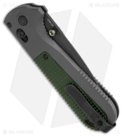 Benchmade Redoubt AXIS Lock Knife Green/Gray Grivory (3.6" Cerakote) 430BK -Benchmade Sales Store Benchmade Redoubt AXIS Lock Green Gray Grivory Cerakote BHQ 137275 jr side