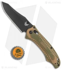 Benchmade Rift 950BK-1802 Limited Edition Knife OD/ Tan G-10 (3.67" Black) -Benchmade Sales Store Benchmade Rift 950BK 1802 Limited Edition OD Tan G 10 BHQ 121753 jr bottlecap