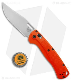 Benchmade Taggedout AXIS Lock Knife Orange Grivory (3.5" Stonewash) 15535 -Benchmade Sales Store Benchmade Taggedout AXIS Lock Orange Grivory SW BHQ 137283 jr bottlecap