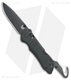 Benchmade 917BK-1901 Tactical Triage Axis Lock Knife Black G-10 (3.4" Black) -Benchmade Sales Store Benchmade Triage Axis Lock black G 10 Black 917BK 1901 BHQ 105736 jr open