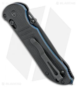 Benchmade 917SBK-1901 Triage Axis Lock Knife Black G-10 (3.4" Black Serr) -Benchmade Sales Store Benchmade Triage Axis Lock black G 10 Black Serr 917SBK 1901 BHQ 105738 jr side