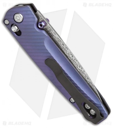 Benchmade Valet Gold Class AXIS Lock Knife Blue-Violet Ti (Damascus) 485-171 3 Benchmade Valet Gold Class AXIS Lock Knife Blue-Violet Ti (Damascus) 485-171 - Image 3