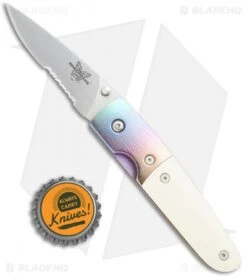 Vintage Benchmade Mel Pardue 850S Liner Lock Knife (2.8" Satin Serr) -Benchmade Sales Store Benchmade Vintage Mel Pardue LL Serr 850S BHQ 37226 jr bottlecap