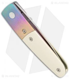 Vintage Benchmade Mel Pardue 850S Liner Lock Knife (2.8" Satin Serr) -Benchmade Sales Store Benchmade Vintage Mel Pardue LL Serr 850S BHQ 37226 jr side