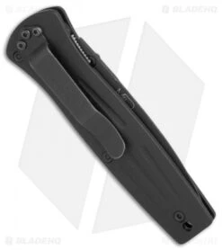 Vintage Benchmade 350 Mel Pardue Liner Lock Knife (3" Black Serr) -Benchmade Sales Store Vintage Benchmade 350 Mel Pardue black serr BHQ 71891 er side