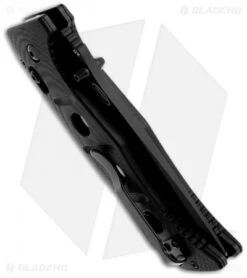 Benchmade Sibert 275BK Adamas AXIS Lock Knife Black G-10 (3.82" Black) -Benchmade Sales Store benchmade 275sbk sibert adams tactical serr axis lock side 1