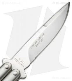 Rare Vintage Benchmade 30-SPL LE Bali-Song Butterfly Knife (3.5" Satin) #42 -Benchmade Sales Store benchmade 30 spl balisong special 042 blade cm