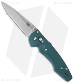 Benchmade Large Emissary 3.5 AXIS-Assist Knife Aqua (3.45" Satin) 477-1