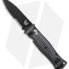 Benchmade Pardue Drop Point AXIS Lock Knife G-10 (3.25" Black Serr) 531SBK