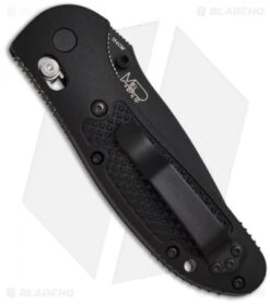 Benchmade Griptilian Tanto AXIS Lock Knife Black (3.45" Black Serr) 553SBK -Benchmade Sales Store benchmade 553bk griptilian tanto back