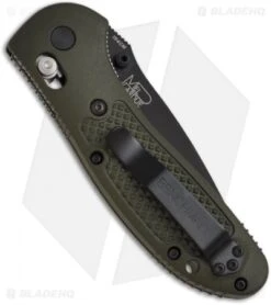 Benchmade Griptilian Tanto AXIS Lock Knife (3.45" Black) 553BKOD -Benchmade Sales Store benchmade 553bkod griptilian tanto back