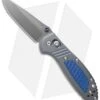 Benchmade Gold Class 556-141 Mini Griptilian AXIS Knife Titanium Blue Twill G10