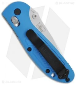 Benchmade Mini Griptilian AXIS Lock Knife Blue (2.91" Satin) 556-BLU-154CM 3 Benchmade Mini Griptilian AXIS Lock Knife Blue (2.91" Satin) 556-BLU-154CM -Benchmade Sales Store benchmade 556 blu mini griptilian back