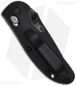 Benchmade Mini Griptilian AXIS Lock Knife (2.91" Black) 556BK-S30V -Benchmade Sales Store benchmade 556bk mini griptilian mdp back